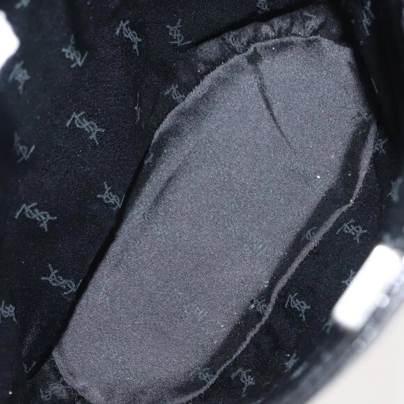 SAINT LAURENT Tote Bag Enamel nylon Red Silver - Picture 10 of 16